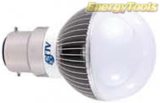 B22D Led groeilamp kogel G19 230V 6W rood-blauw 180º Lumileds Philips