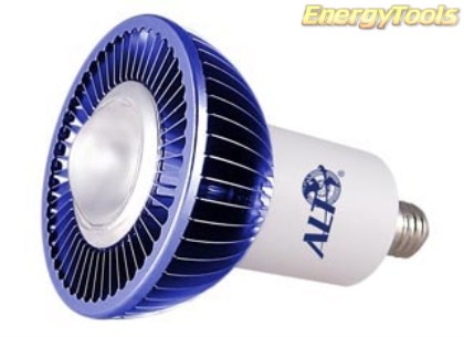 MR16 spotje E11 230V 1W Luxeon blauw 38° led spot 35Lm - led spots