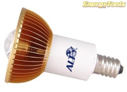 E17 Led MR16 230V 1W warmwit 70Lm 120º Lumileds Luxeon - led spots