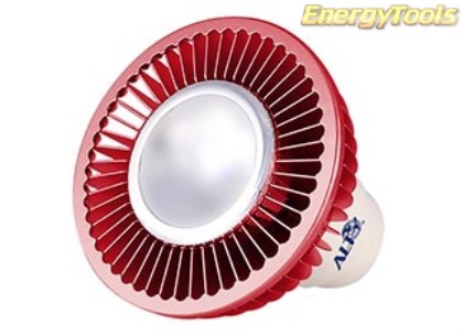 MR16 spotje GU10 230V 1W Luxeon rood 120° led spot 50Lm - led spots