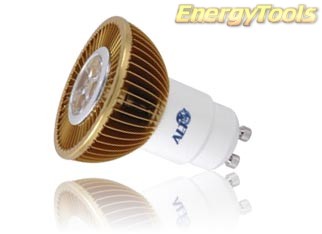 Led spot GU10 MR16 230Volt 7Watt warm wit 520Lm 38° Cree XP-G - led spots