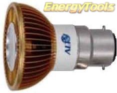 MR16 B22D led spotje 220V Cree XT-E 7W 2200K warm 120° 500Lm