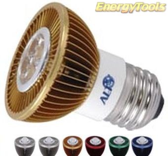 E27 3 Watt MR16 spotje Luxeon Rebel led