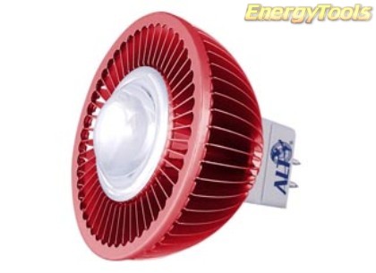 GU5.3 MR16 12V Led spotje Rood