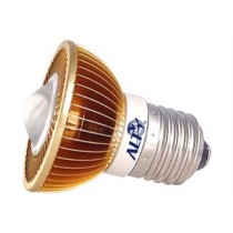 MR16 spotje E27 230V 1W Luxeon warmwit 38° led spot 70Lm - led spots