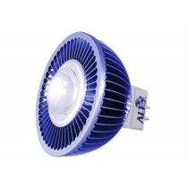 MR16 spotje GU5.3 12V 3W Luxeon blauw 120° led spot 65Lm - led spots