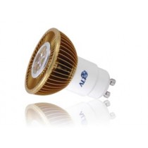 Led spot GU10 MR16 230Volt 7Watt warm wit 420Lm 25° Cree - led spots