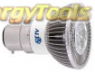 B22D 3 Watt MR16 spotje Luxeon Rebel led