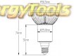 MR16 E12 led spotje 220V Cree XT-E 7W